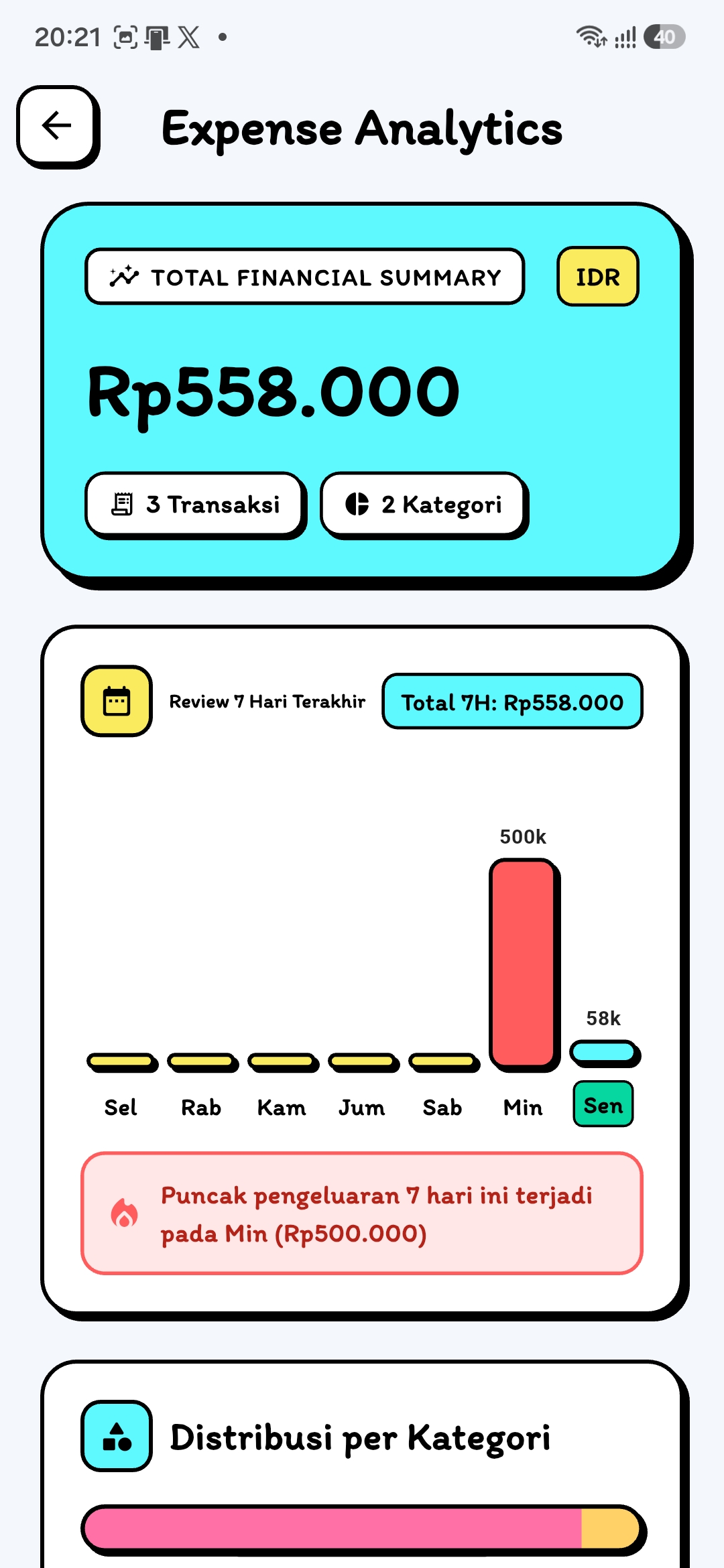 Unmurce Analytics Screenshot
